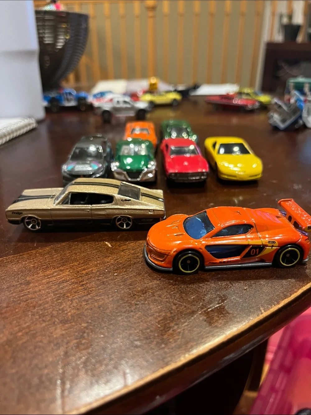 Hot Wheels Die-Cast Sports Car Toy Set - Multi-Color Assortment